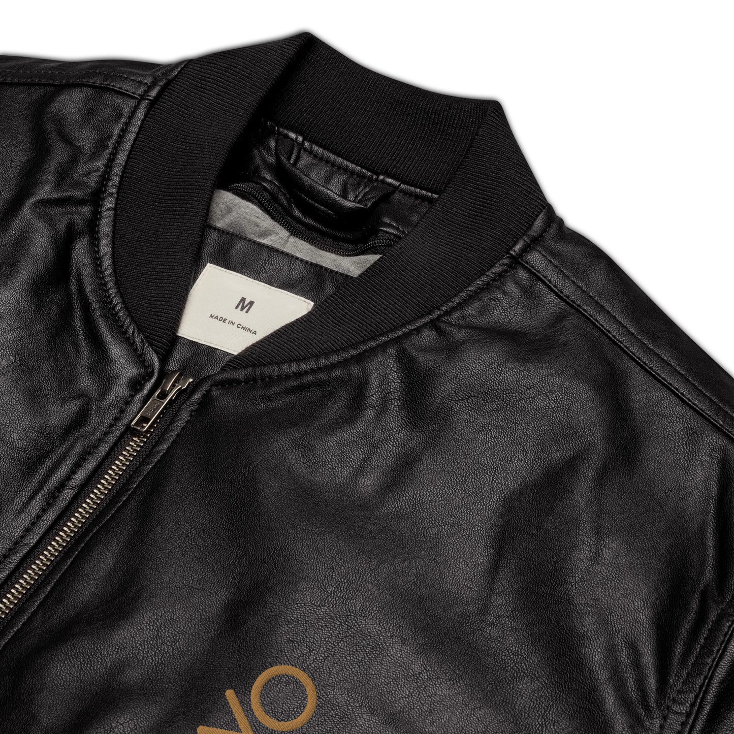 OX | OLD GLD - Captain's Leather Bomber Jacket | 2 Colors Available