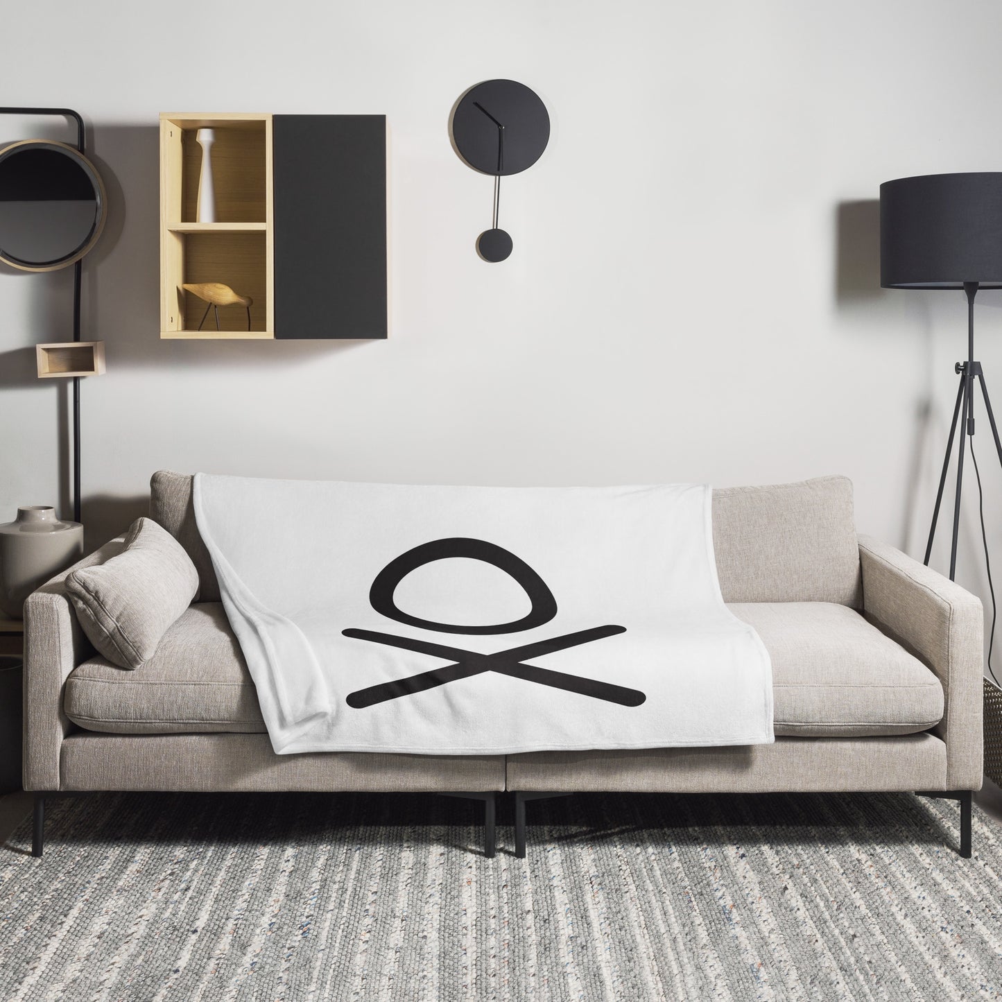 OX | WHT FLAG - Throw Blanket | Multiple Sizes Available