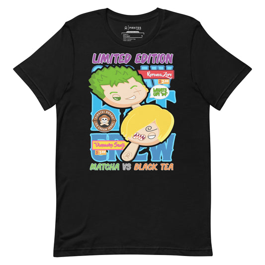 What up! #4 - Zoro vs Sanji - OP - Ice Cream Series - Unisex t-shirt