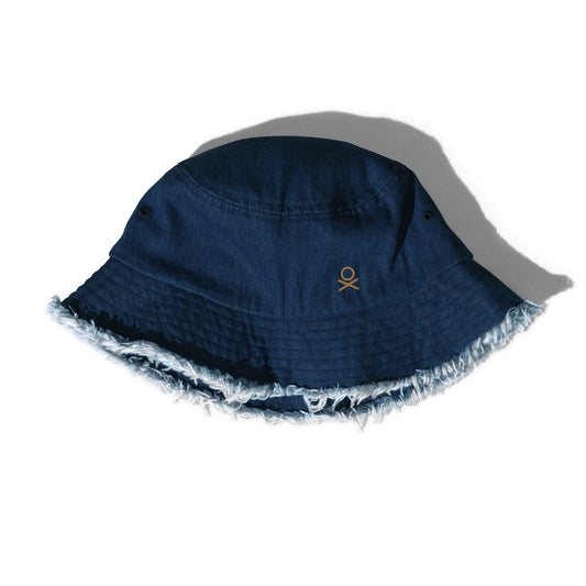 OX | OLD GLD - Distressed denim bucket hat | 2 Colors Available