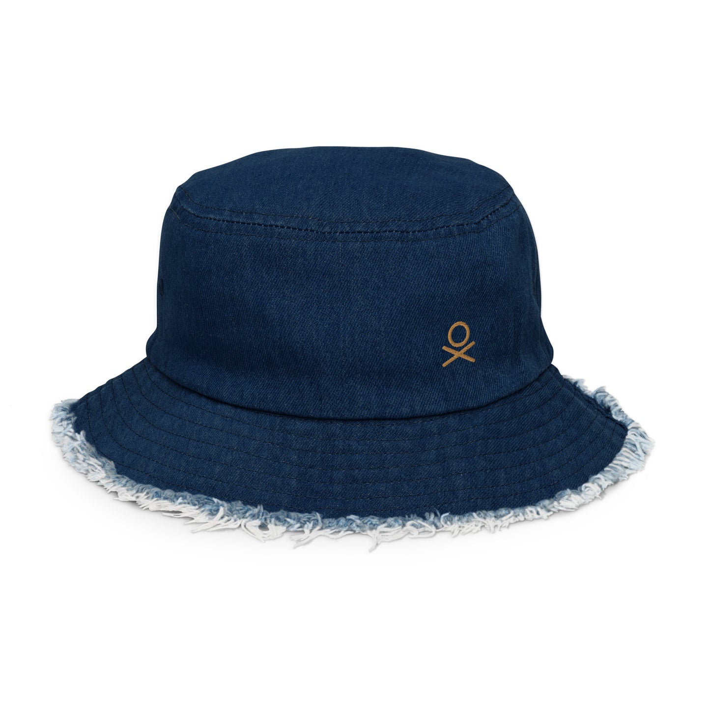 OX | OLD GLD - Distressed denim bucket hat | 2 Colors Available