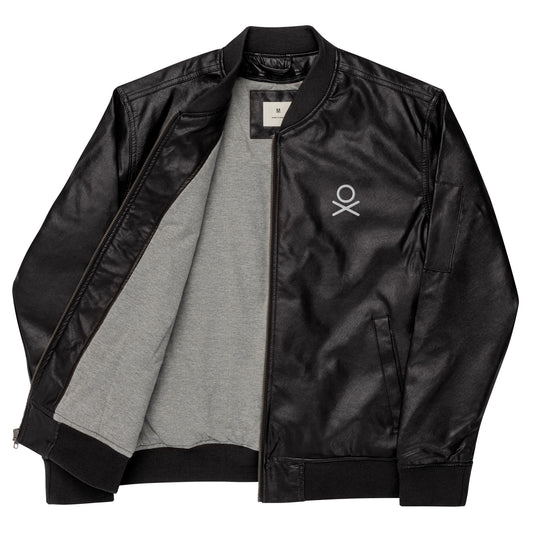 OX | OG - Captain's Leather Bomber Jacket