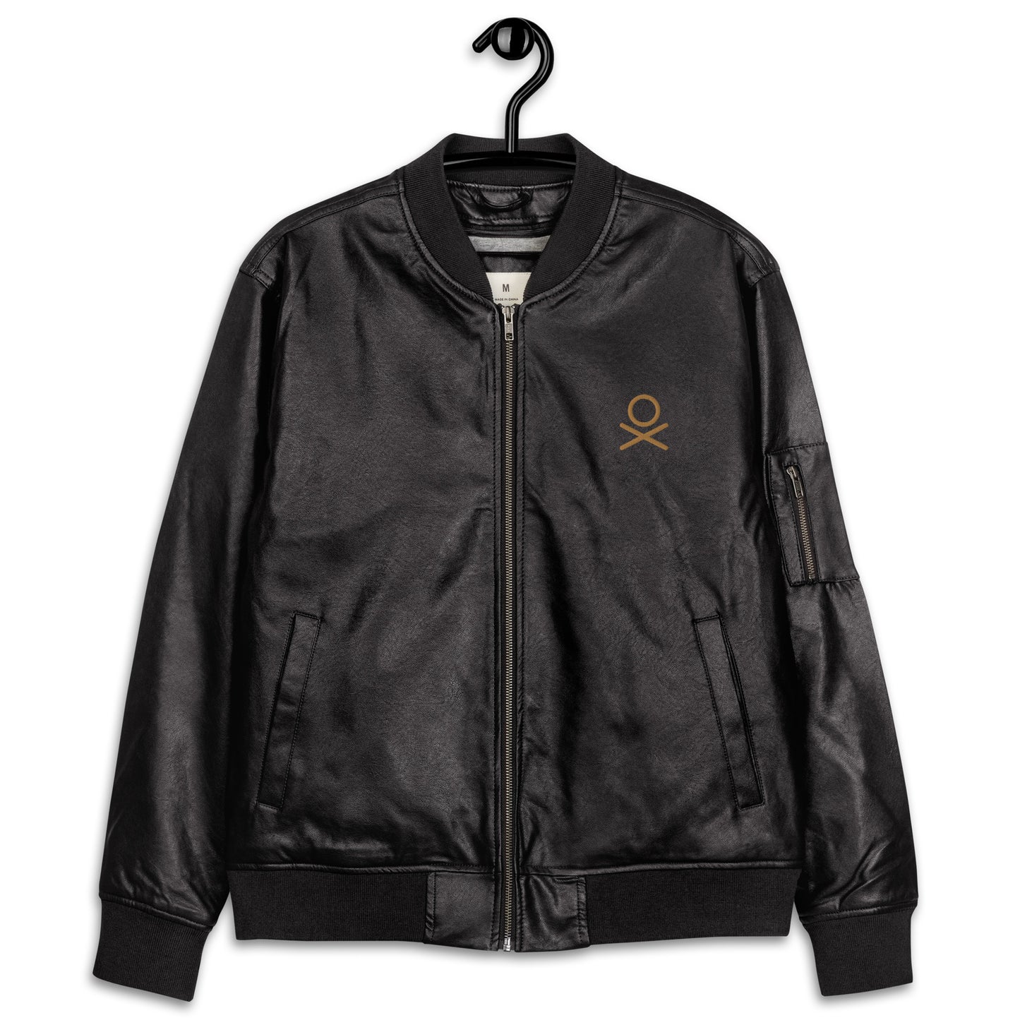 OX | OLD GLD - Captain's Leather Bomber Jacket | 2 Colors Available