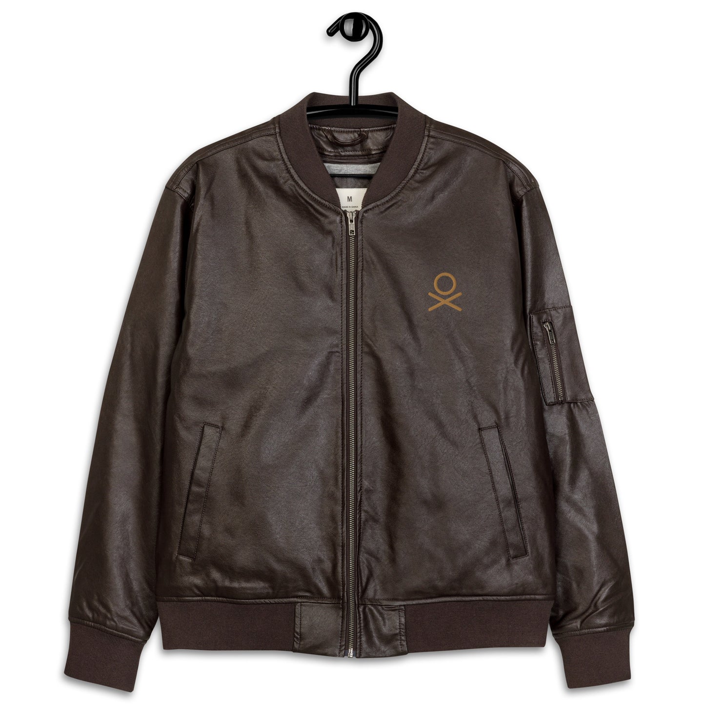 OX | OLD GLD - Captain's Leather Bomber Jacket | 2 Colors Available