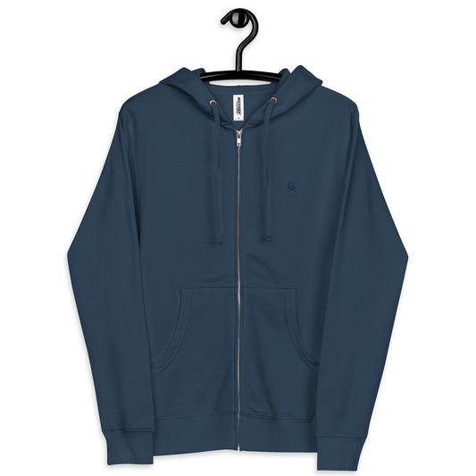 OX | NVY - Unisex fleece zip up hoodie | 2 Colors Available