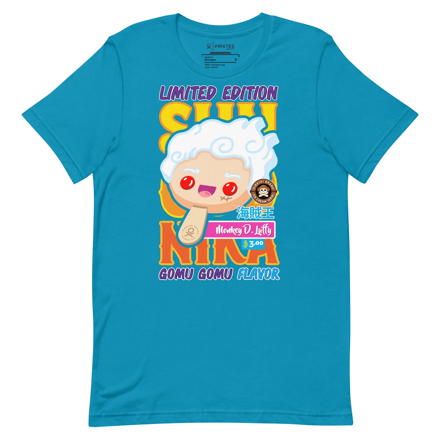 Gear 5 Luffy - Sun God Nika - OP - Ice Cream Series - Unisex t-shirt