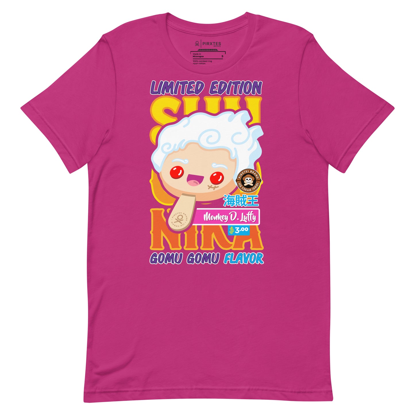 Gear 5 Luffy - Sun God Nika - OP - Ice Cream Series - Unisex t-shirt