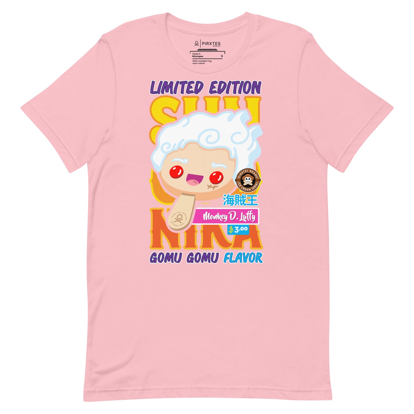 Gear 5 Luffy - Sun God Nika - OP - Ice Cream Series - Unisex t-shirt